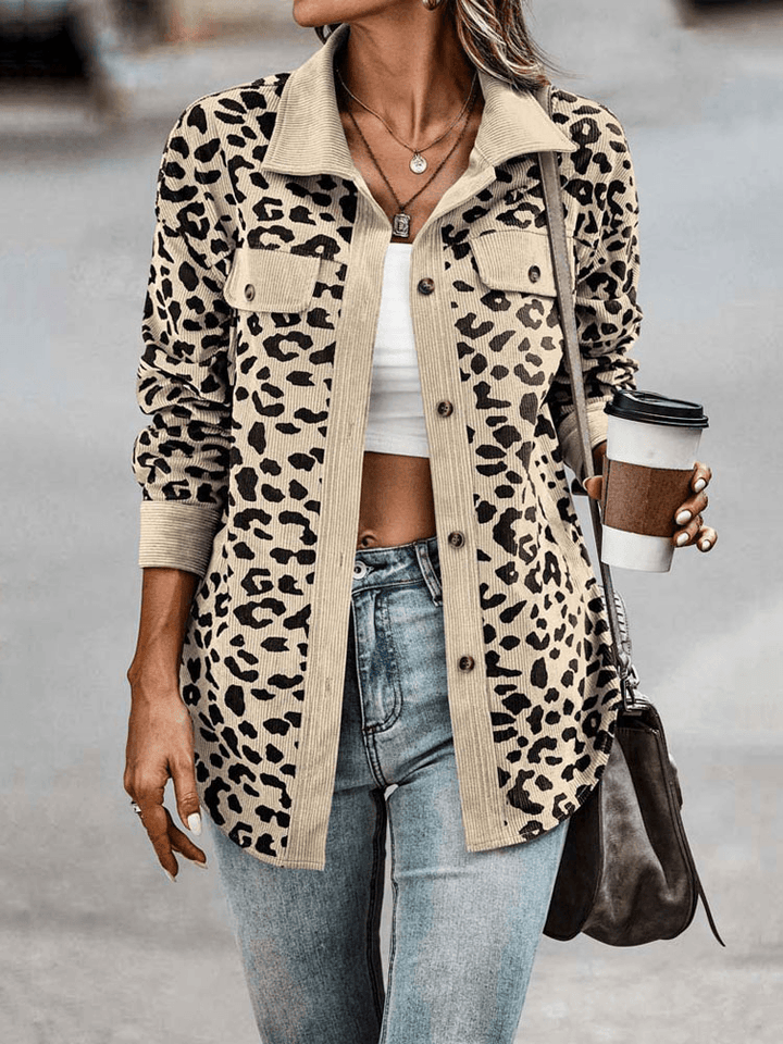 Harriet - Stylish Leopard Print Jacket